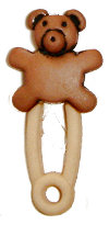 Small Bear Diaper Pin