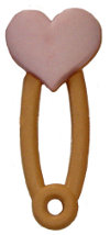 Large Pink Diaper Pin