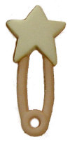 Small Star Diaper Pin