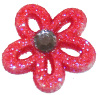 Fuschia Glitter Flower