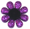 Purple Glitter Flower