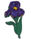 Purple Glitter Tulip